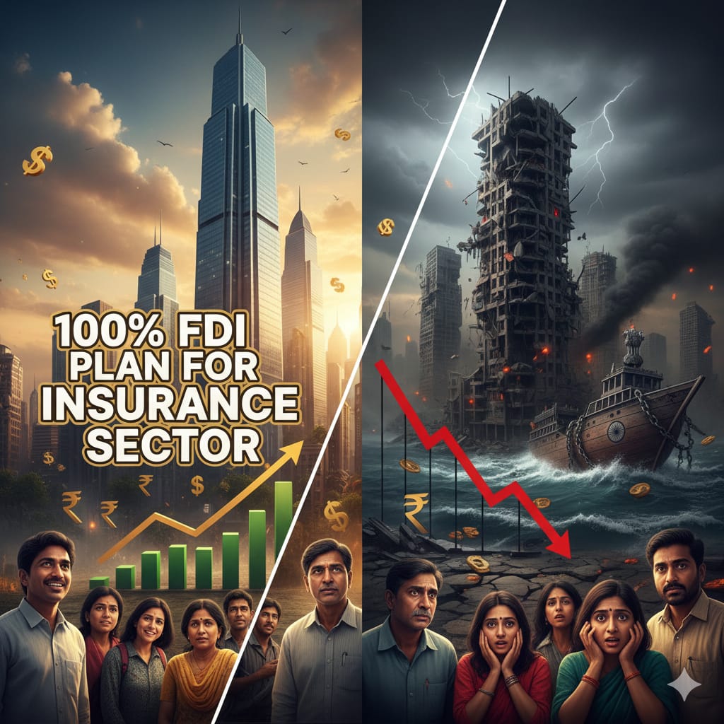 बीमा क्षेत्र में 100 फीसदी विदेशी निवेश क्या है और इसका भारतीय अर्थव्यवस्था पर क्या असर पड़ेगा?